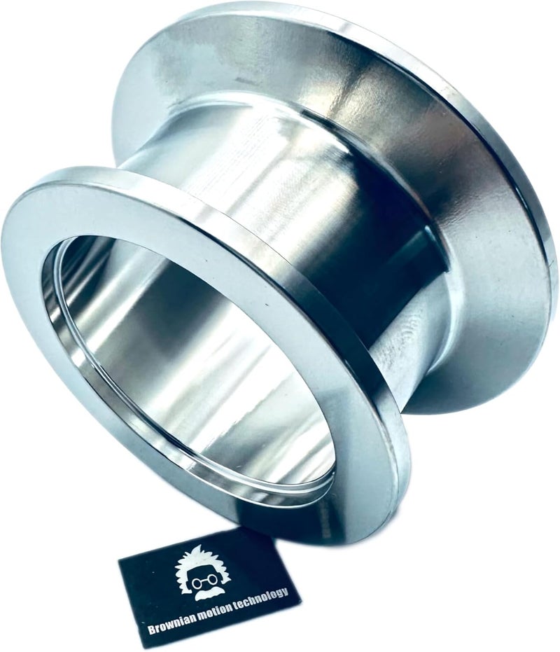BROWNIAN MOTION TECHNOLOGY 2" Sanitary tri-clamp to KF40 NW40 Flange Stainless Steel 304 Adapter (2" TC to KF40, 1PC) - Image 3